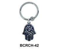 Hamsa Hand Closure Rings Charm BCRCH-42