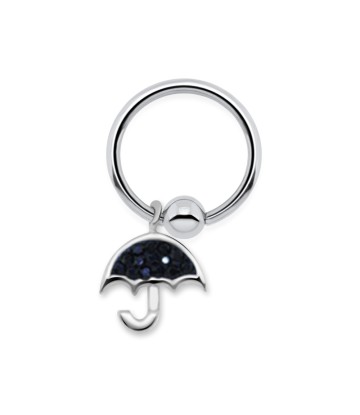 Umbrella Ferido Crystal Closure Rings Charms BCRCH-49