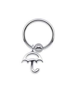 Umbrella Shape Closure Rings Charms BCRCH-50