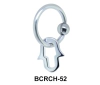 Keyhole Shaped Closure Rings Charms BCRCH-52