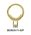 The Eye Closure Rings Charms BCRCH-71