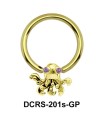 Octopus Shaped Face Piercing Closure Ring DCRS-201s