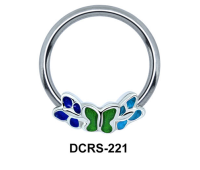 Enamel Butterfly Closure Rings DCRS-221