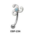 Fan Shaped Eyebrow Piercing EBP-23