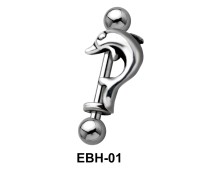 Dolphin Eyebrow Piercing EBH-01