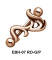 Climber Shaped Eyebrow Piercing EBH-07