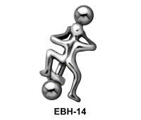 Dancing Male Eyebrow Piercing EBH-14