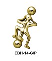 Dancing Male Eyebrow Piercing EBH-14