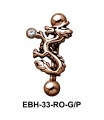 Dragon Shaped Eyebrow Piercing EBH-33