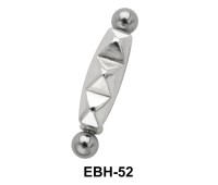 Tri Pyramid Eyebrow Piercing EBH-52