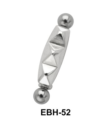 Tri Pyramid Eyebrow Piercing EBH-52