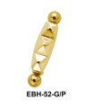 Tri Pyramid Eyebrow Piercing EBH-52