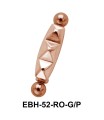 Tri Pyramid Eyebrow Piercing EBH-52