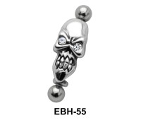 Skull Shaped Eyebrow Piercing EBH-55