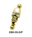 Skull Shaped Eyebrow Piercing EBH-55