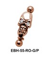 Skull Shaped Eyebrow Piercing EBH-55