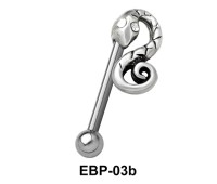 Snake Shaped Eyebrow Piercing EBP-03