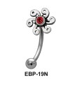 Flower Shaped Eyebrow Piercing EBP-19