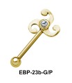 Fan Shaped Eyebrow Piercing EBP-23
