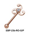 Fan Shaped Eyebrow Piercing EBP-23