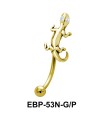 Lizard Shaped Eyebrow Piercing EBP-53