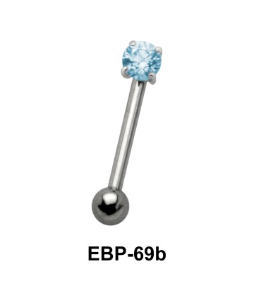 Round CZ Eyebrow Piercing EBP-69