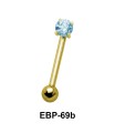 Round CZ Eyebrow Piercing EBP-69