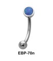 3 mm. Opal Eyebrow Piercing EBP-70
