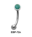 3 mm. Turquoise Eyebrow Piercing EBP-72