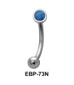 2.5 mm. Turquoise Eyebrow Piercing EBP-73