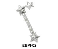 Star Eyebrow Parallel Push-In EBPI-02