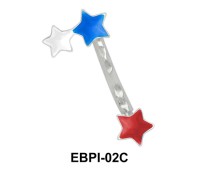 Colored Eyebrow Parallel Push-In EBPI-02c