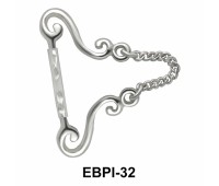 Necklace Shaped Eyebrow Parallel Push-In EBPI-32