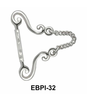 Necklace Shaped Eyebrow Parallel Push-In EBPI-32