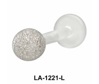 Shimmering labrets Push-in LA-1221-L