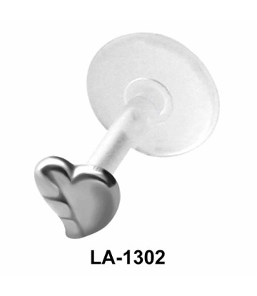 Held Heart Labrets Push-in LA-1302