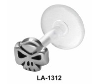 Skull Shaped Labrets Push-in LA-1312
