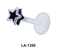 Star Enamel Labrets Push-in LA-1350