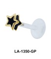 Star Enamel Labrets Push-in LA-1350