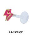 Lightning Enamel Labrets Push-in LA-1352