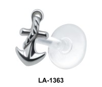 Anchor with Rope Shaped Labrets Push-in LA-1363