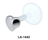 Heart Shaped Labrets Push-in LA-1442