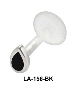 Pear Shaped Labrets Push-in LA-156