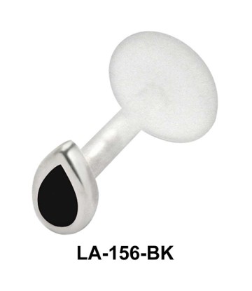 Pear Shaped Labrets Push-in LA-156