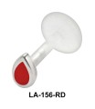 Pear Shaped Labrets Push-in LA-156