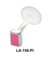 Red Enameled Box Labret Piercing PTFE LA-158