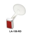 Red Enameled Box Labret Piercing PTFE LA-158