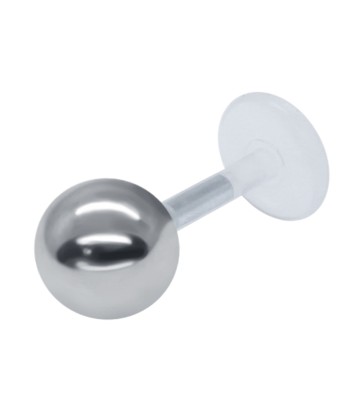 5 mm Silver Ball Labret Push-in LA-185-5