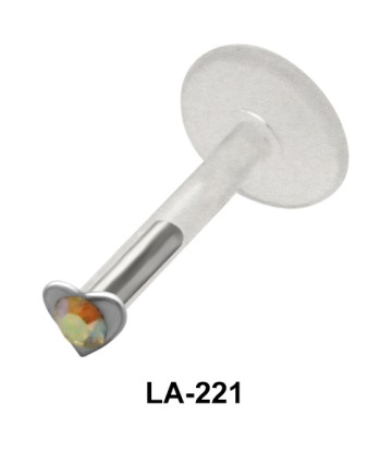 Heart Shaped Labrets Push-in LA-221