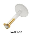 Heart Shaped Labrets Push-in LA-221